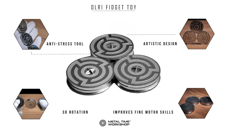 Metal Time OLRI Fidget Toy – DIY Metal Model Kit