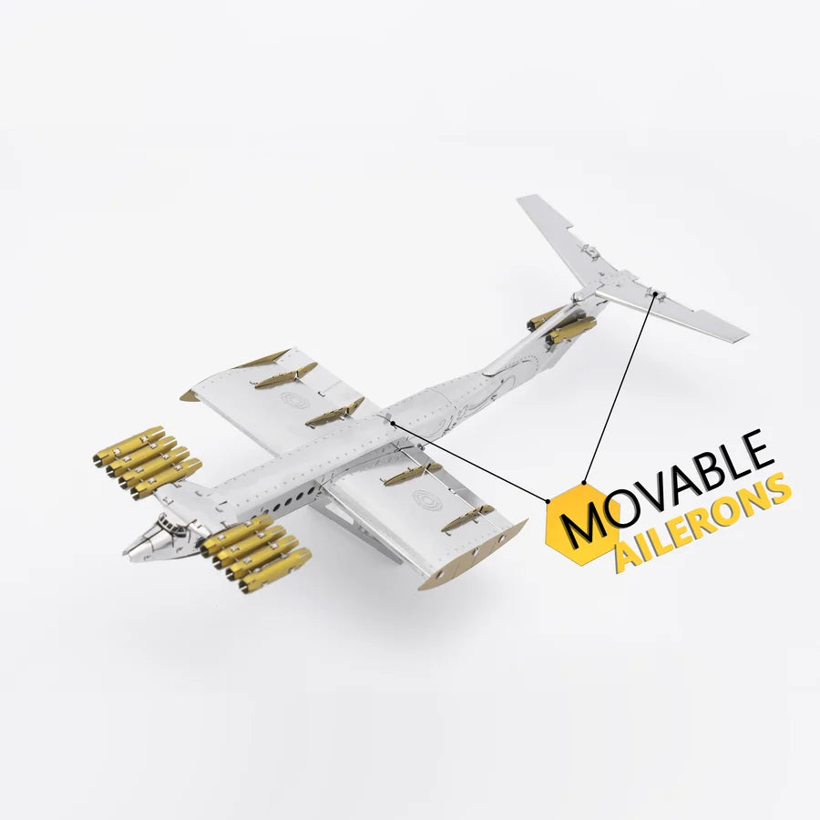 Metal Time Caspian Sea Monster Ekranoplan - DIY Metal Model Kit