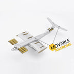 Metal Time Caspian Sea Monster Ekranoplan - DIY Metal Model Kit