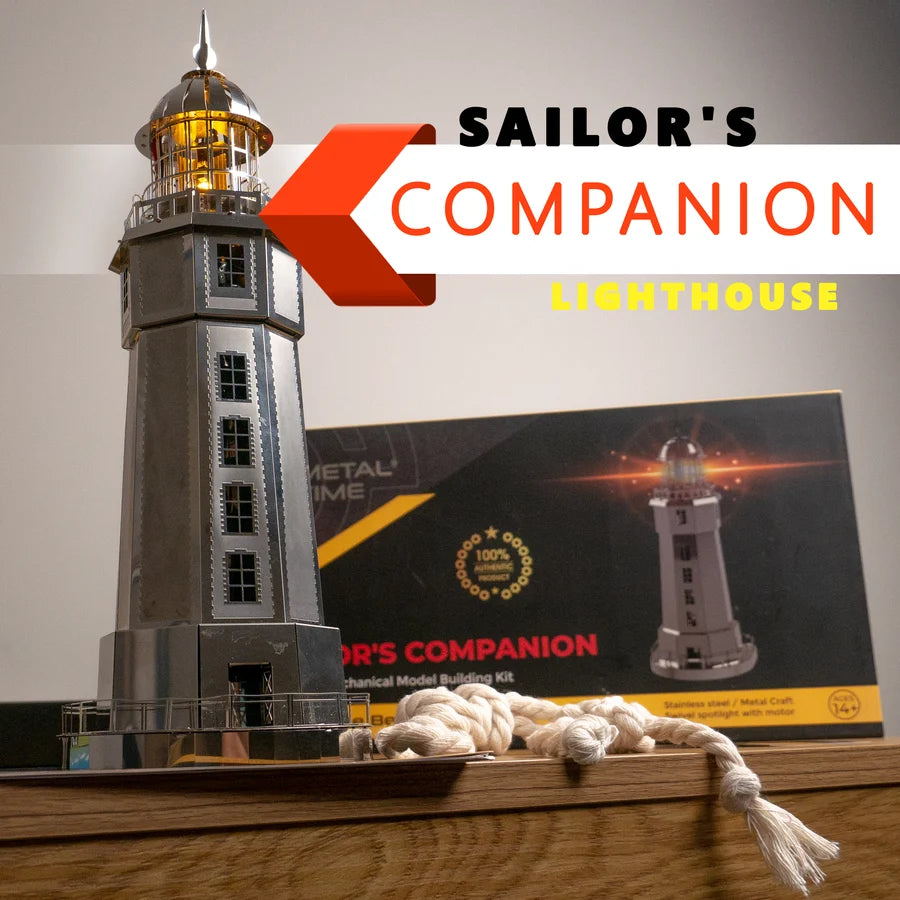 Metal Time Sailor's Companion La Jument Lighthouse - DIY Metal Model Kit