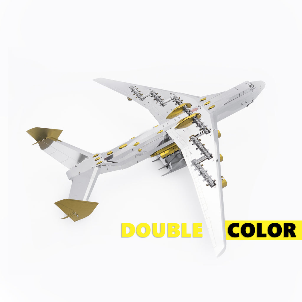 Metal Time AN-225 Mriya Official Exclusive Edition Double Color - DIY Metal Model Kit