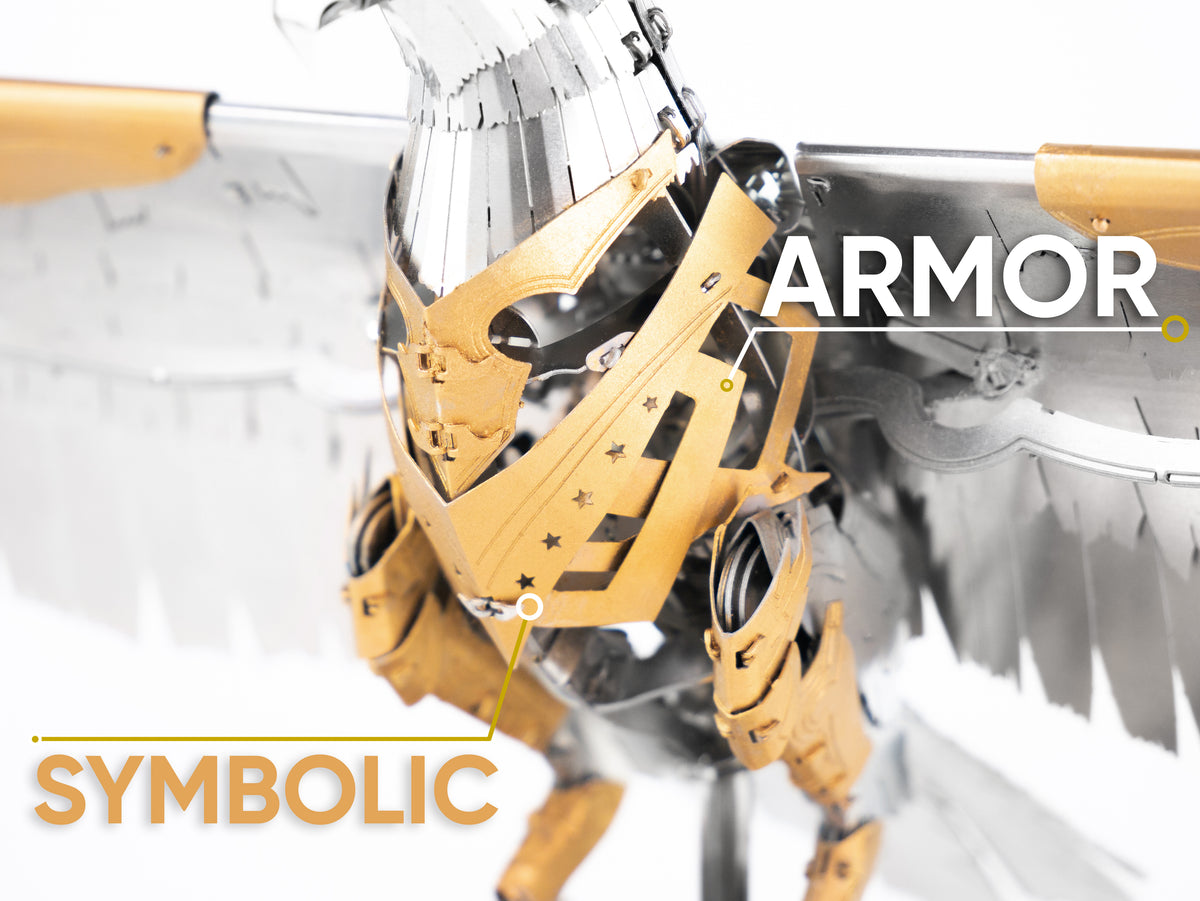 Metal Time Unity Wings Golden Armor - DIY Metal Model Kit