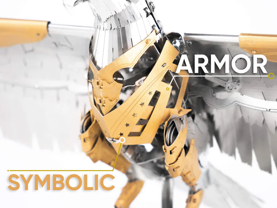 Metal Time Unity Wings Golden Armor Crystal Edition - DIY Metal Model Kit
