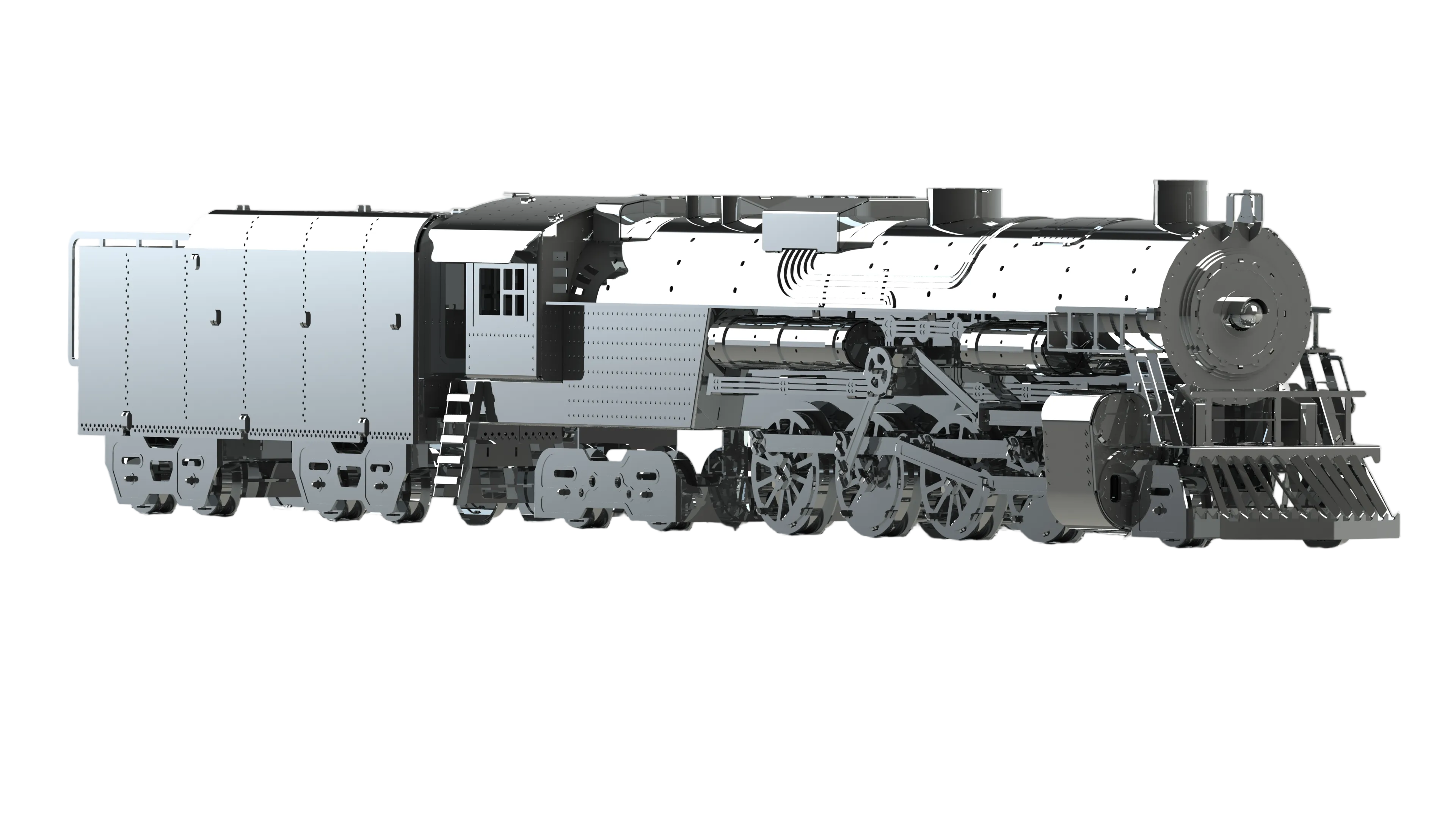 Metal Time Polar Steel Magic Express Mechanical Steam Train – DIY Metal Model Kit
