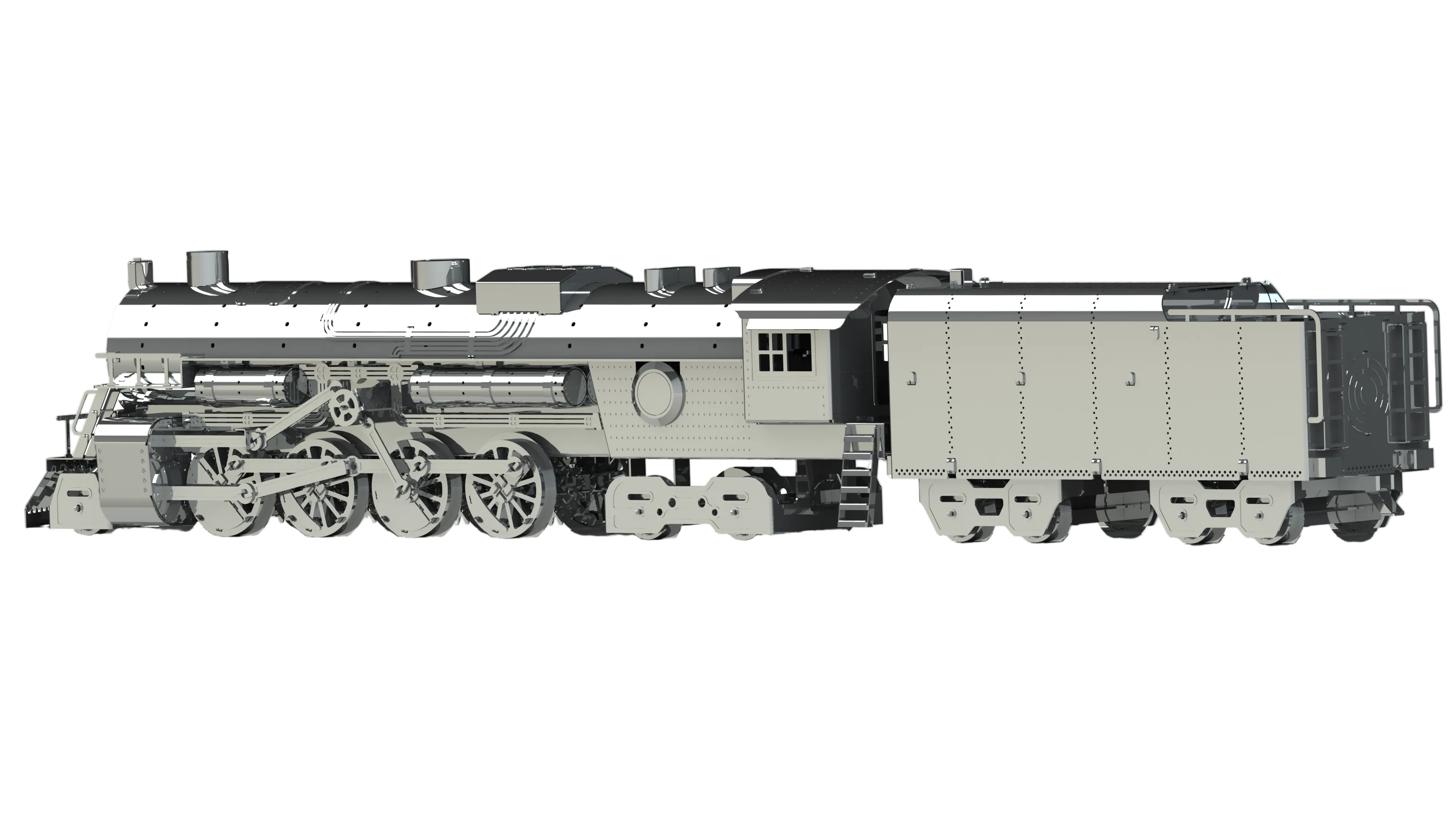 Metal Time Polar Steel Magic Express Mechanical Steam Train – DIY Metal Model Kit
