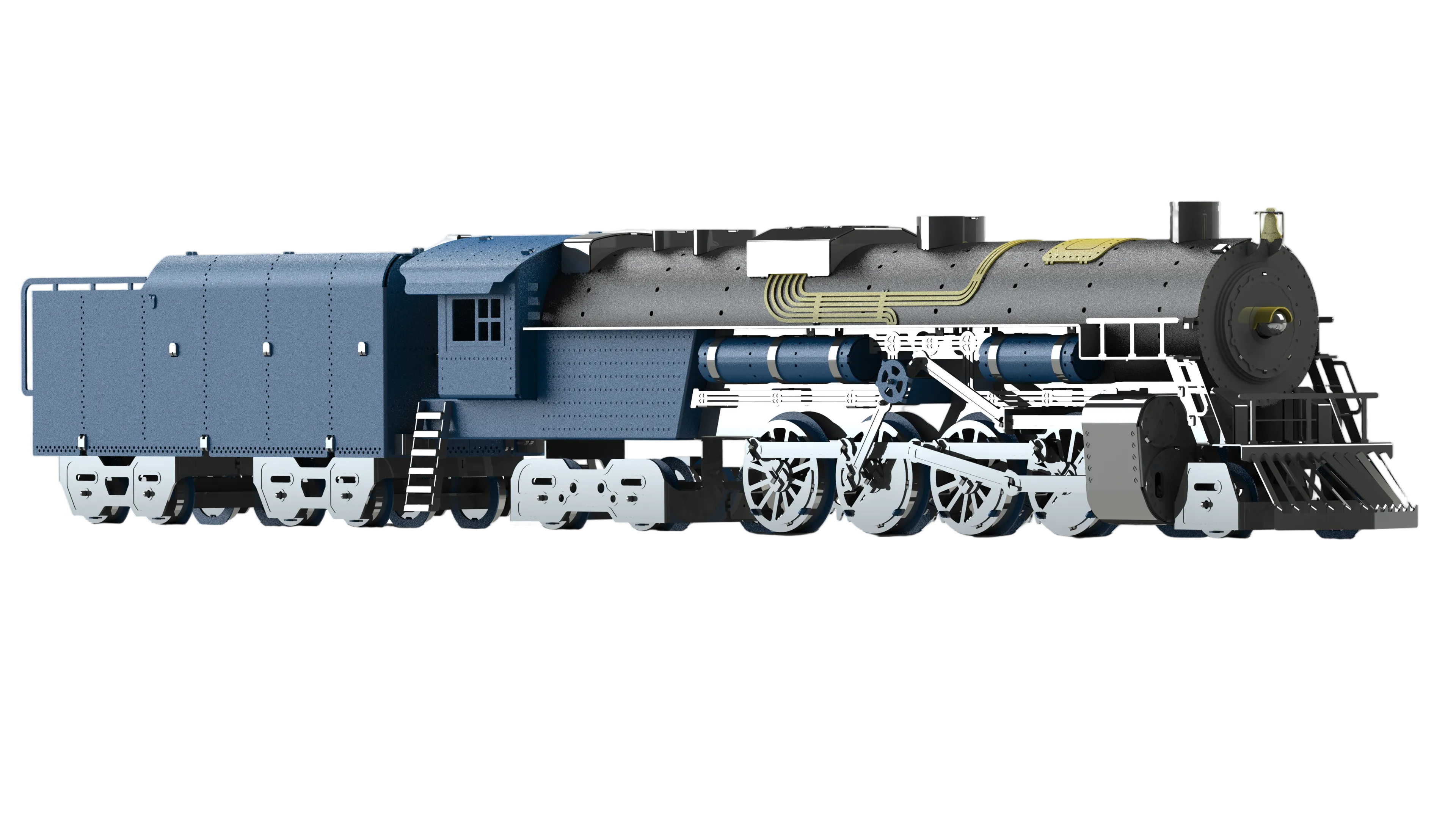 Metal Time Polar Steel Magic Express Color Version – DIY Metal Model Kit