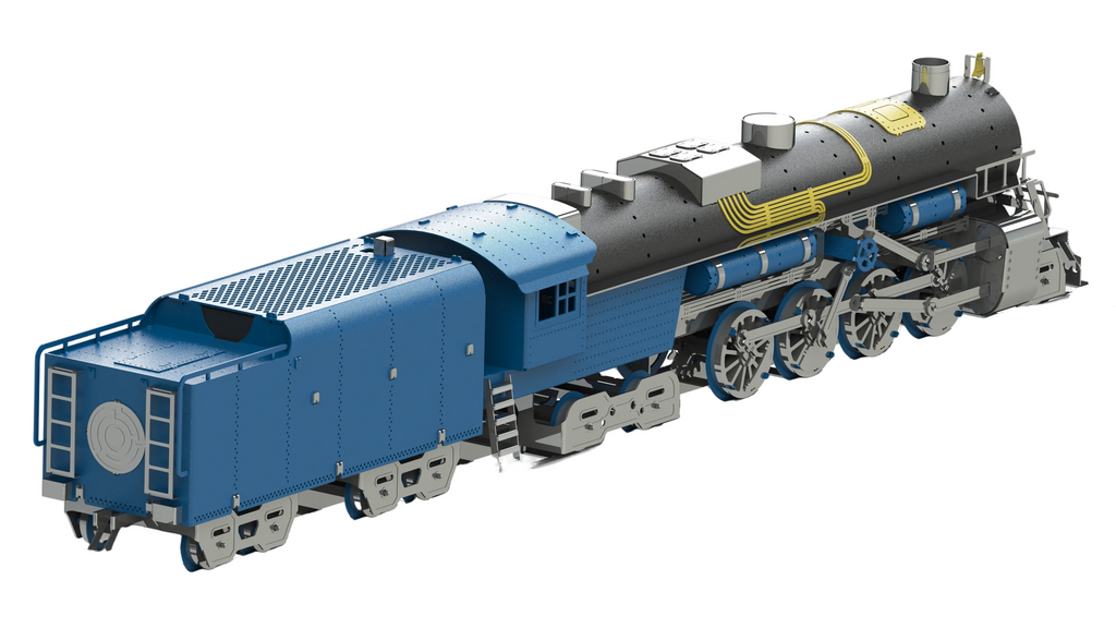 Metal Time Polar Steel Magic Express Color Version – DIY Metal Model Kit