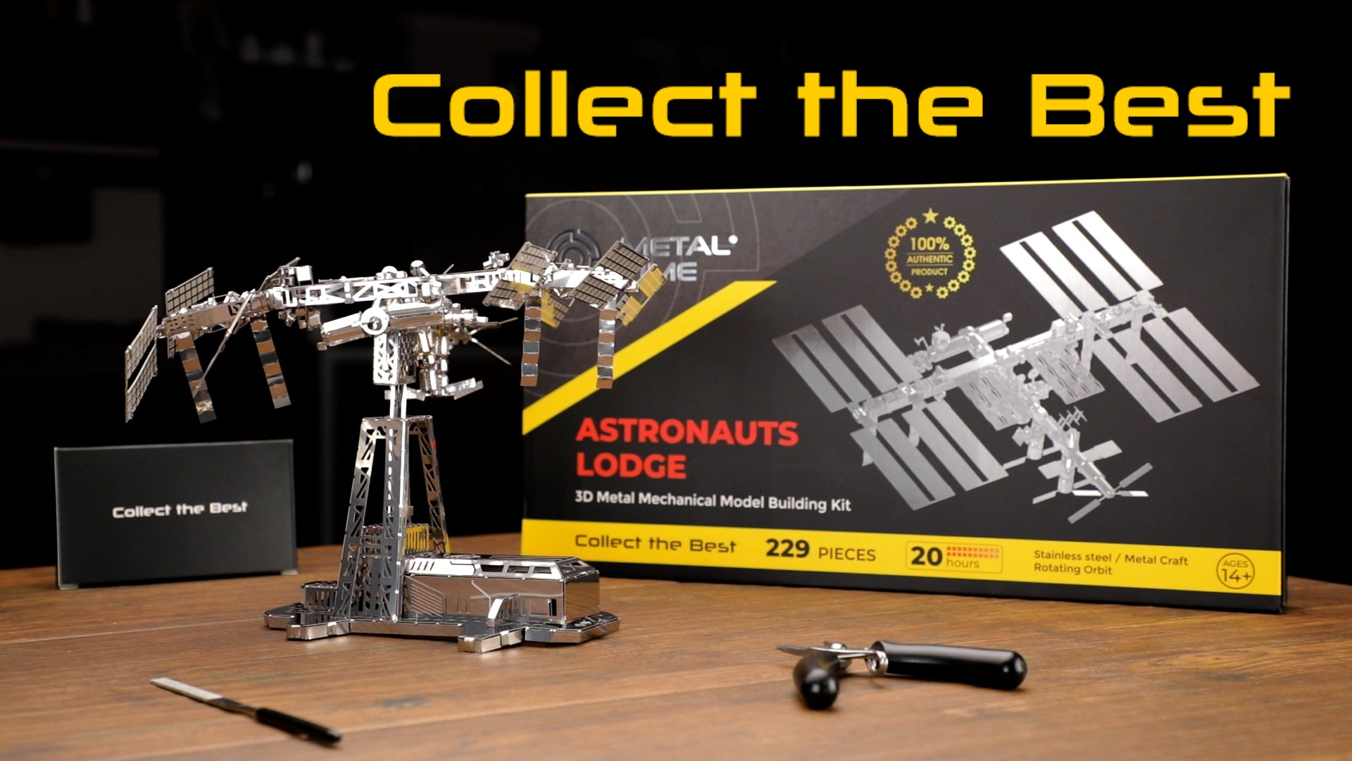 Metal Time Astronauts Lodge Space Station – DIY Metal Model Kit