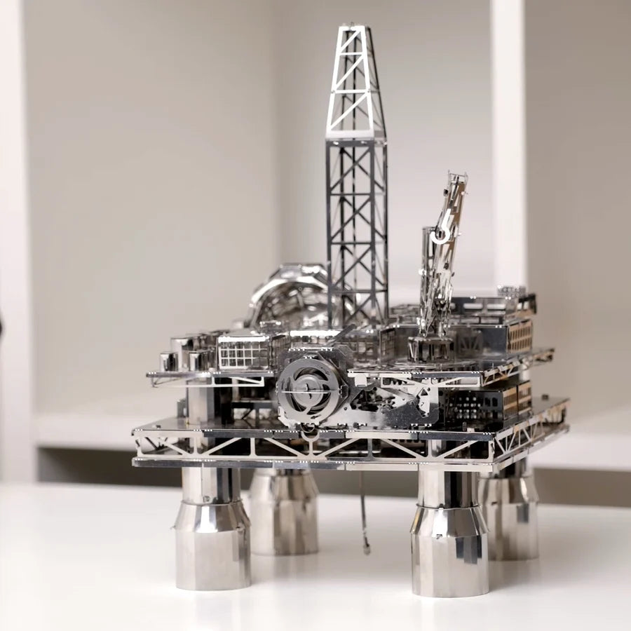 Metal Time Treasure Finder Oil Rig - DIY Metal Model Kit