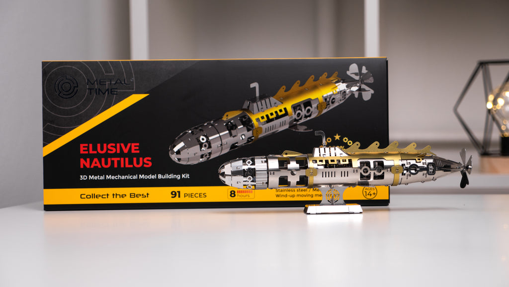 Metal Time Elusive Nautilus Submarine - DIY Metal Model Kit