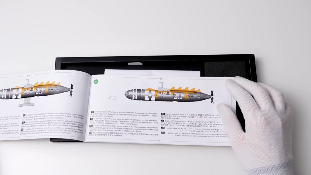 Metal Time Elusive Nautilus Submarine - DIY Metal Model Kit