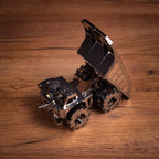 Metal Time Quarry Transporter Mining Truck - DIY Metal Model Kit