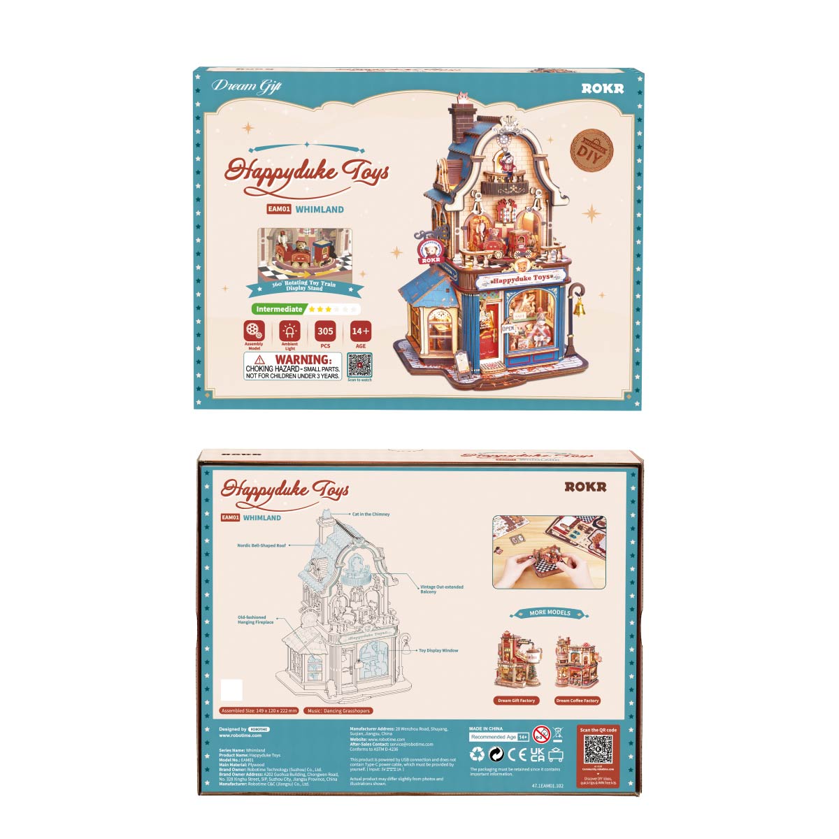 Rokr Happyduke Toys – DIY Mechanical Model Kit