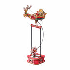 Santa on Sleigh – 3D Wooden Pendulum Balance Toy Kit