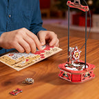 Santa on Sleigh – 3D Wooden Pendulum Balance Toy Kit