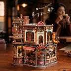 Dream Coffee Factory – 3D Wooden Mechanical Music Box Kit