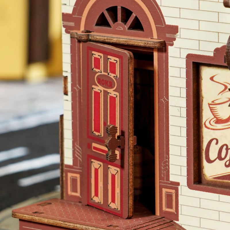 Dream Coffee Factory – 3D Wooden Mechanical Music Box Kit