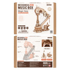 Magic Harp – 3D Wooden Mechanical Music Box Kit