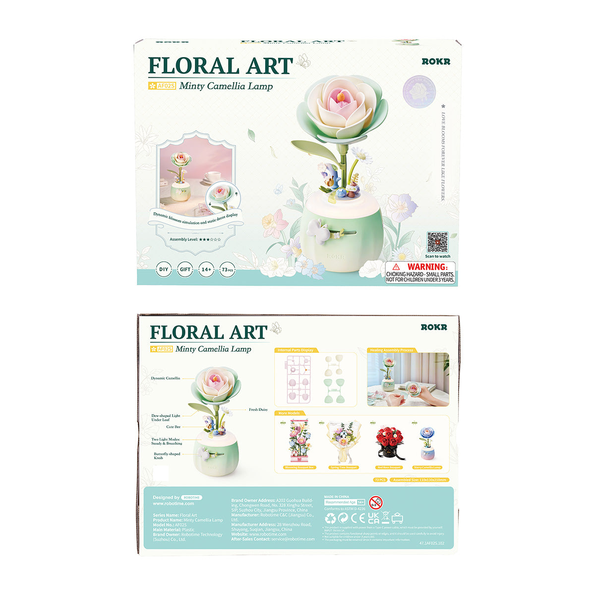 Camellia Flower Lamp Collection – DIY Flower Night Light Kit