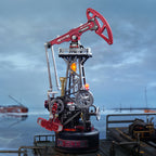 Oil Extractor – 3D Mechanical Industrial Model Kit