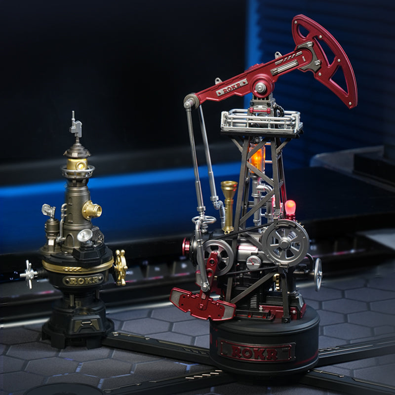 Oil Extractor – 3D Mechanical Industrial Model Kit