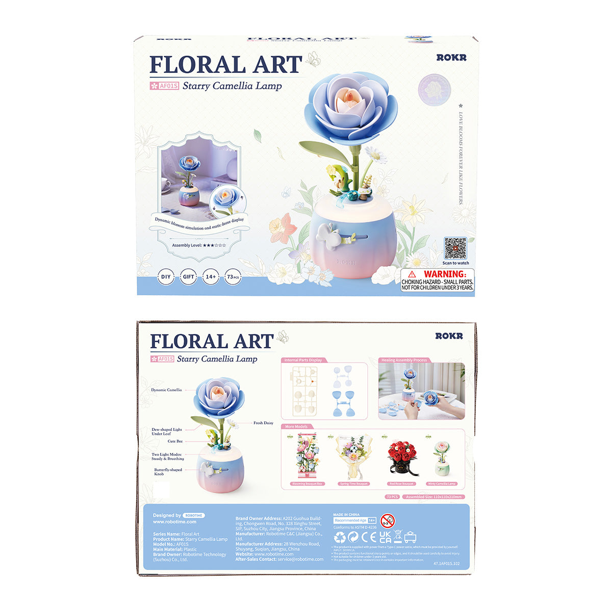 Camellia Flower Lamp Collection – DIY Flower Night Light Kit