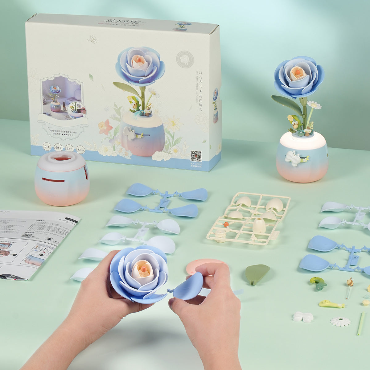 Camellia Flower Lamp Collection – DIY Flower Night Light Kit