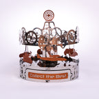 Metal Time Riding the Best Carousel - DIY Metal Model Kit