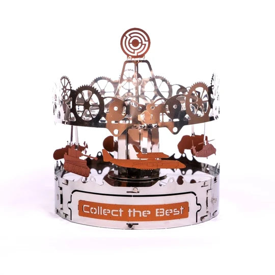 Metal Time Riding the Best Carousel - DIY Metal Model Kit