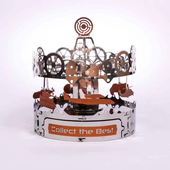Metal Time Riding the Best Carousel - DIY Metal Model Kit