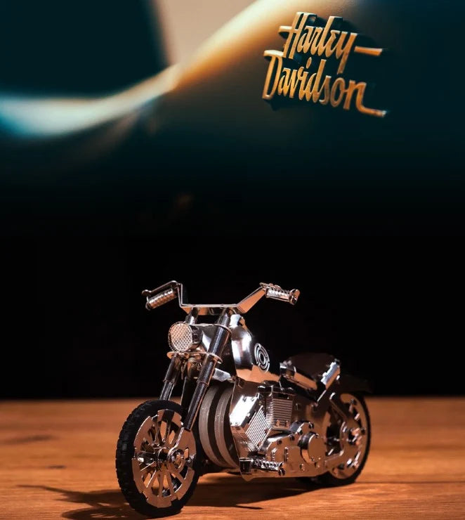 Metal Time Roadway Fantasy Harley Motorcycle - DIY Metal Model Kit