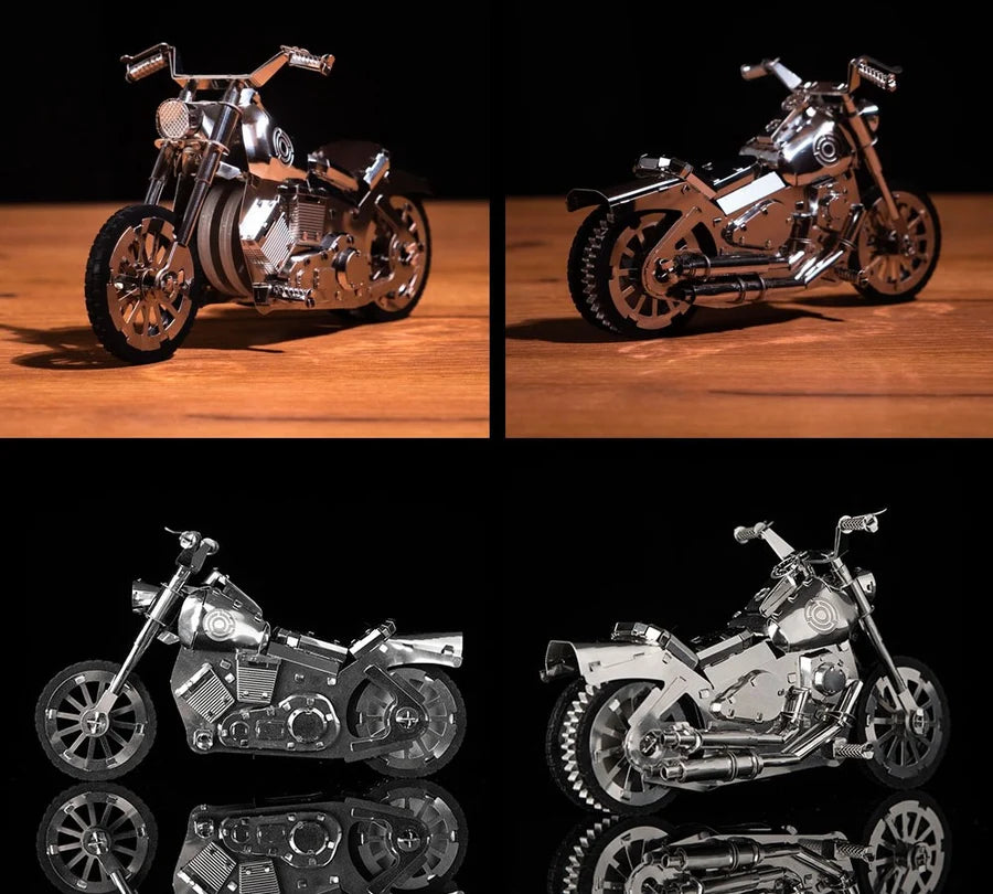 Metal Time Roadway Fantasy Harley Motorcycle - DIY Metal Model Kit