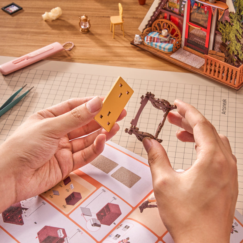 A-Frame Cabin – DIY Miniature House Kit