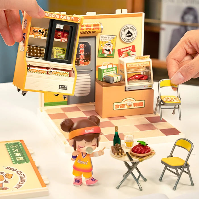 Rolife Night Out Food Stall – DIY Miniature House Kit