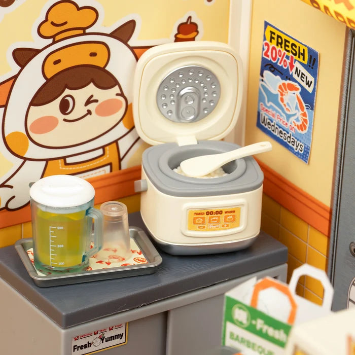 Rolife Night Out Food Stall – DIY Miniature House Kit