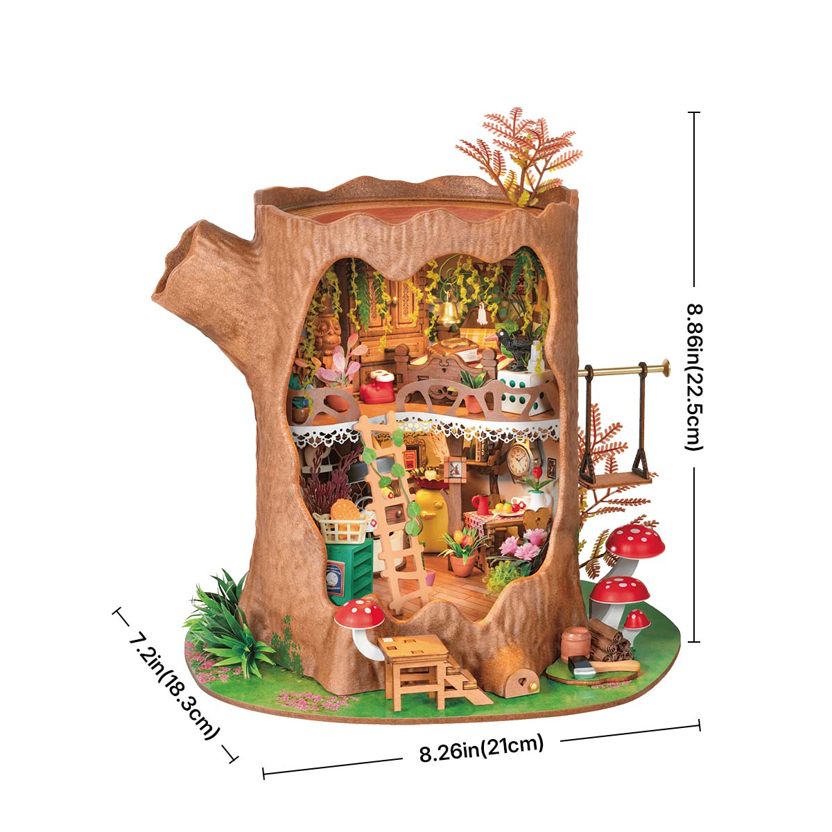 Fairytale Tree House – DIY Miniature Kit