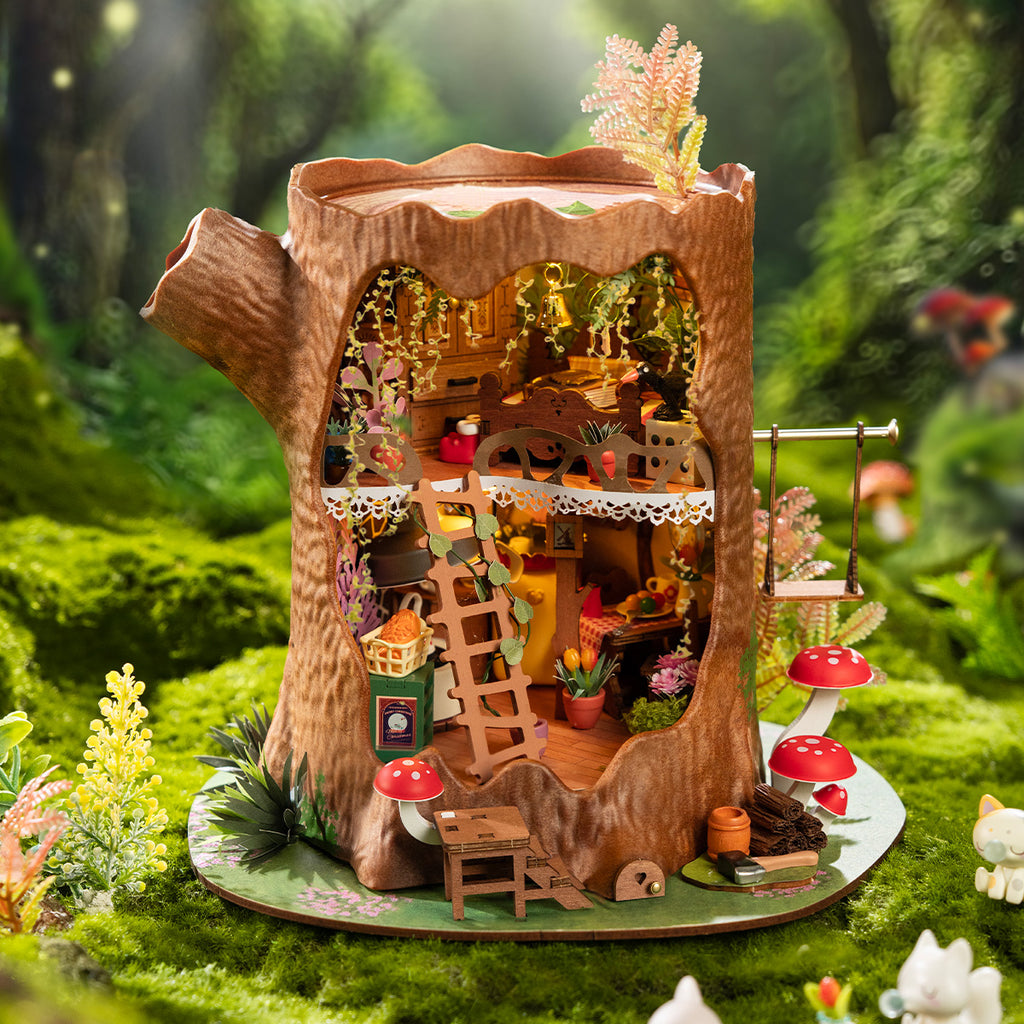 Fairytale Tree House – DIY Miniature House Kit