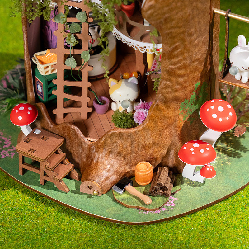 Fairytale Tree House – DIY Miniature House Kit