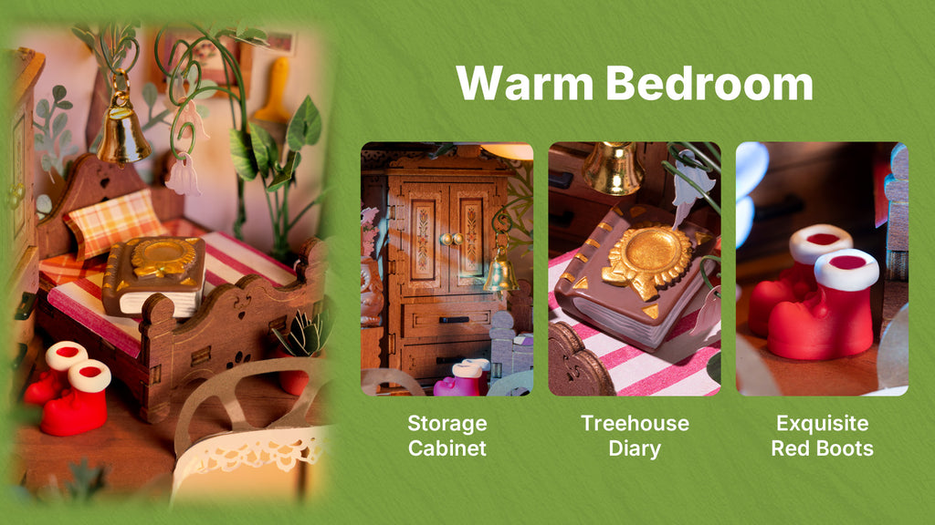 Fairytale Tree House – DIY Miniature House Kit