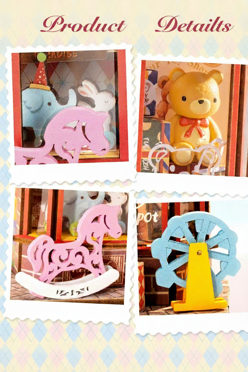 Whimsy Toy Shop – DIY Miniature Dollhouse Kit