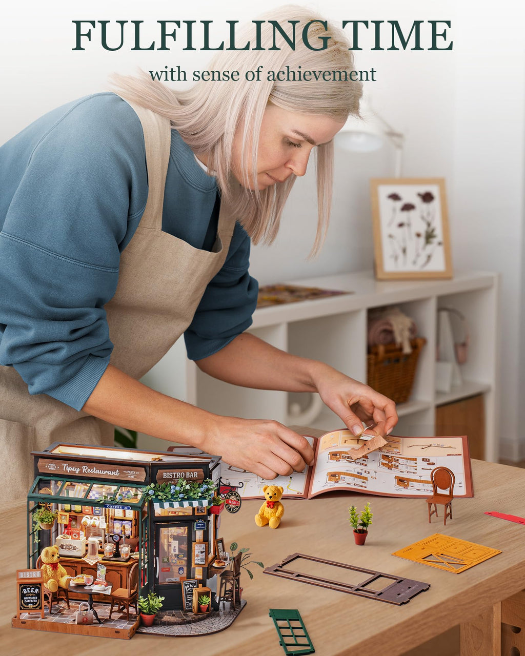 Tipsy Restaurant – DIY Miniature House Kit