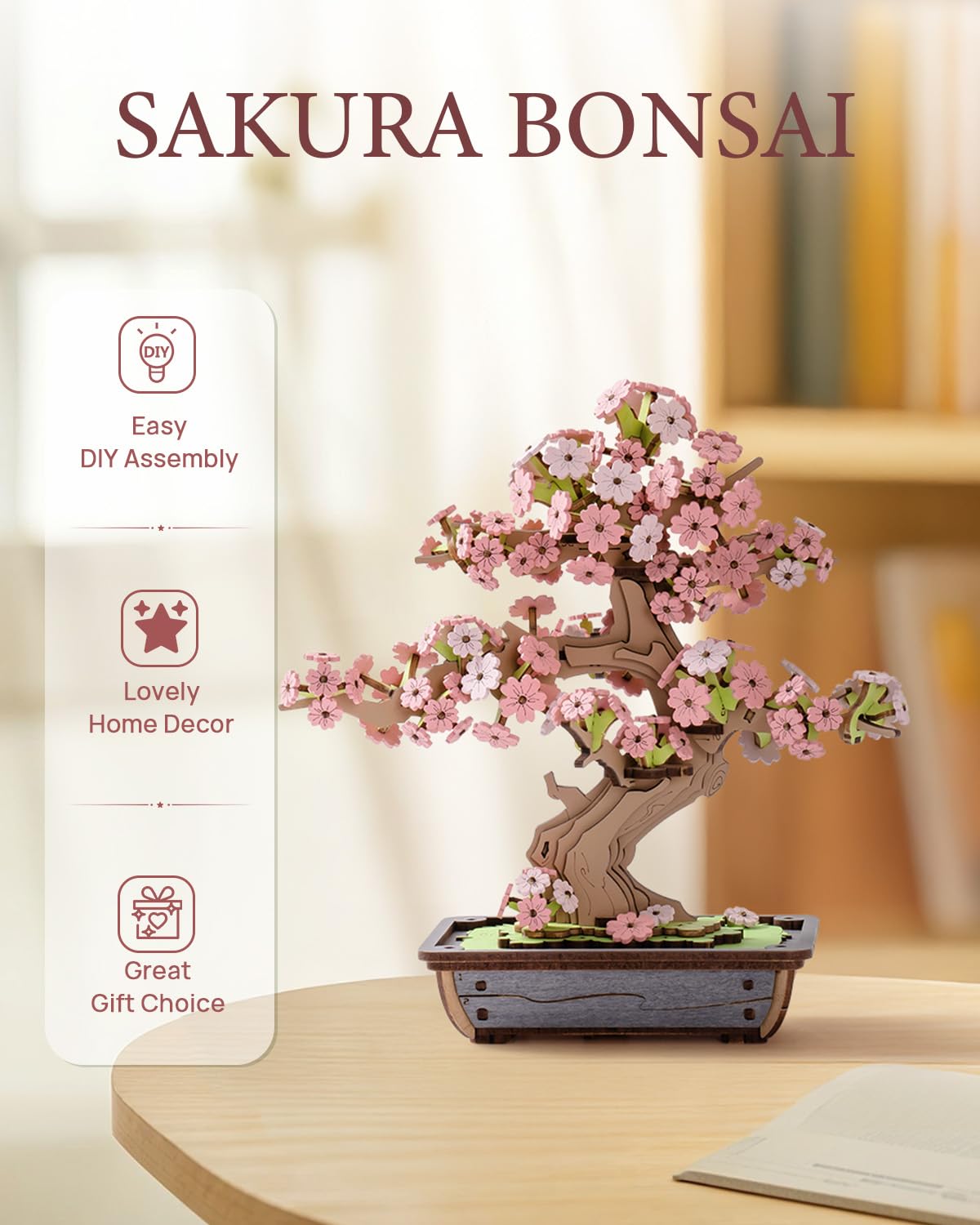 Bonsai Tree Collection – DIY Wooden Bonsai Model Kit