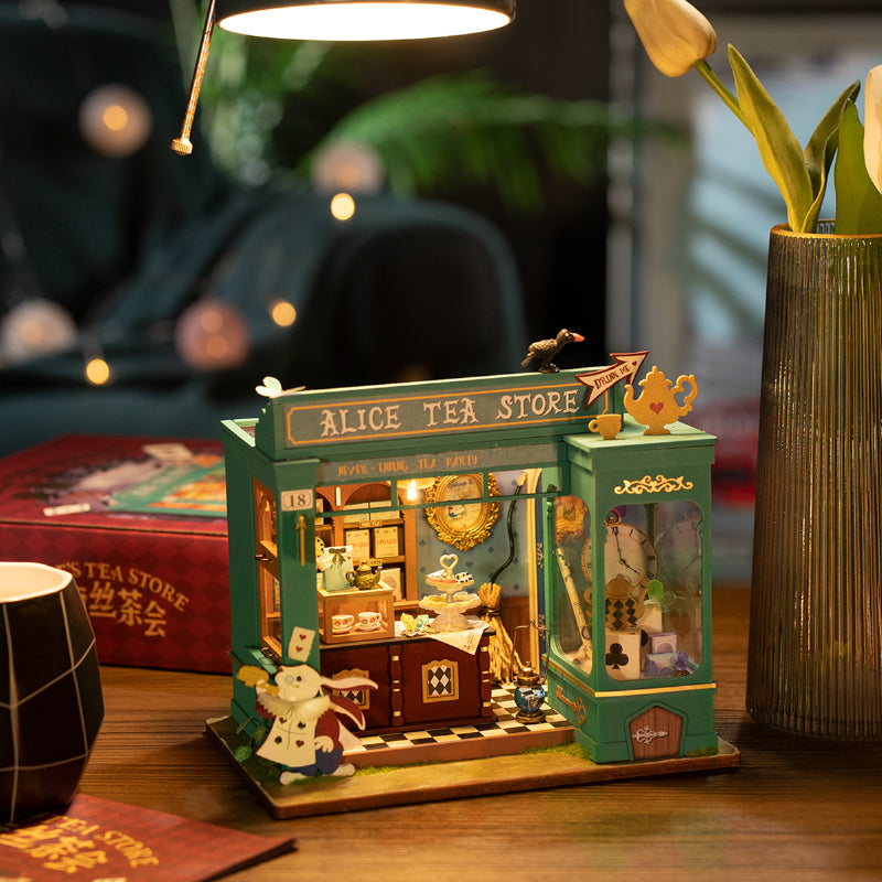 Alice's Tea Store – DIY Miniature House Kit