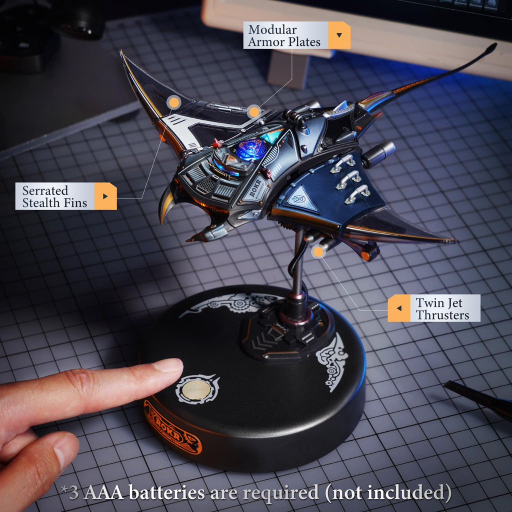Manta Ray – Mechanical Marine Life Model Kit