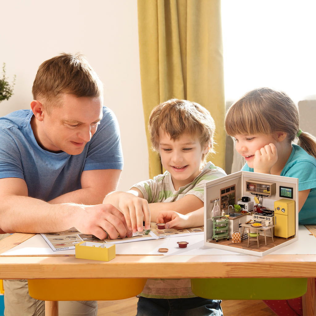 Happy Meals Kitchen – DIY Miniature House Kit