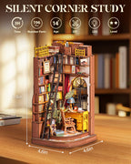 Silent Corner Study – DIY Book Nook Kit