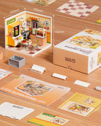 Rolife Night Out Food Stall – DIY Miniature House Kit