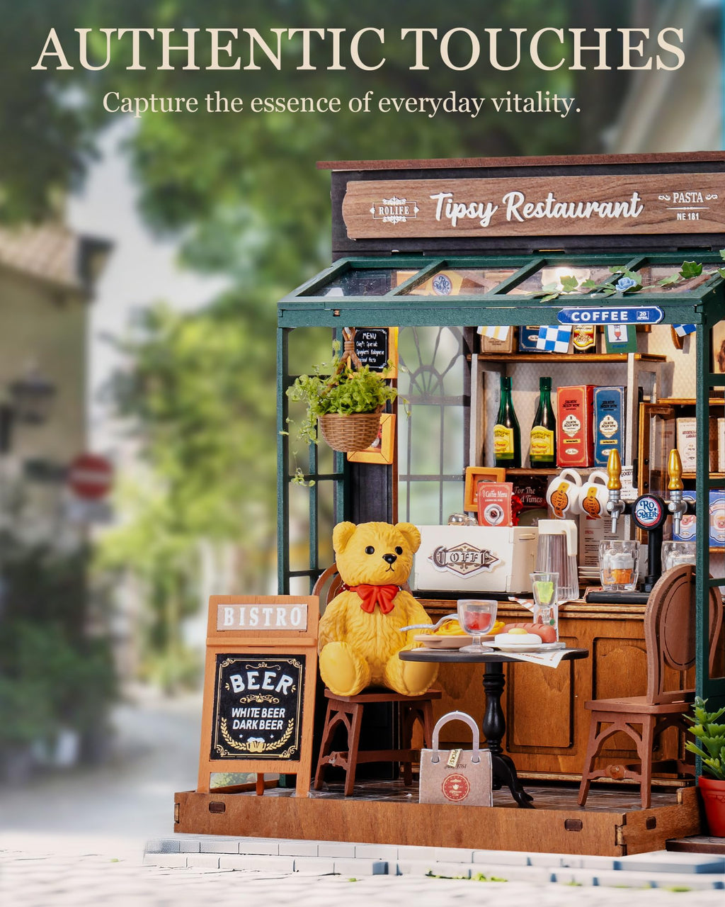 Tipsy Restaurant – DIY Miniature House Kit