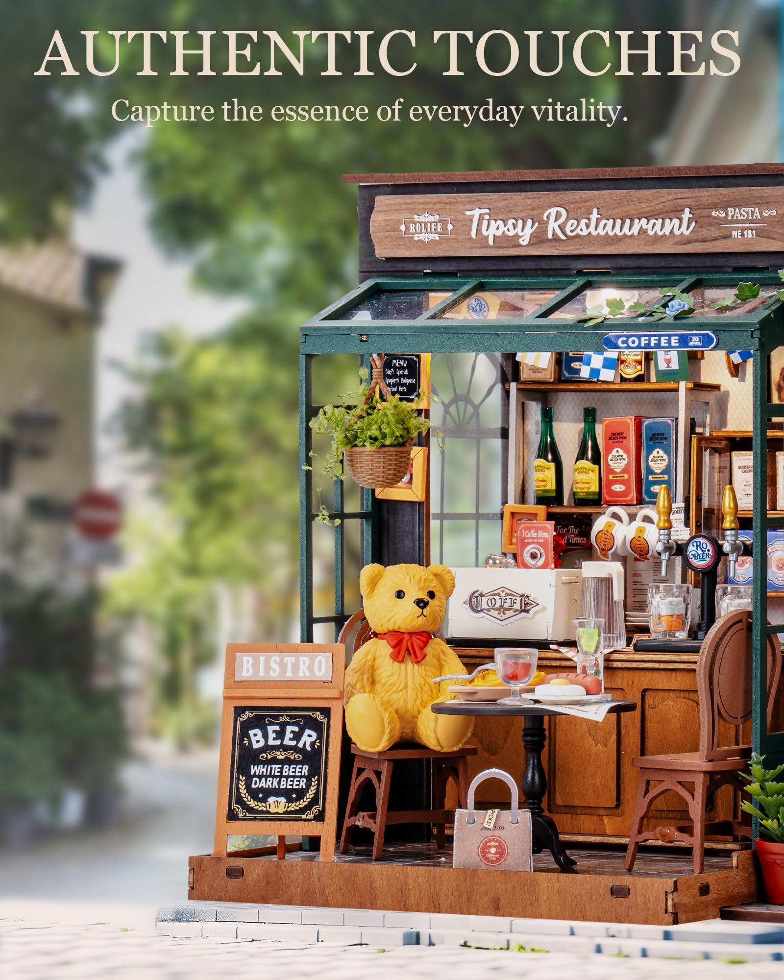 Tipsy Restaurant – DIY Miniature House Kit