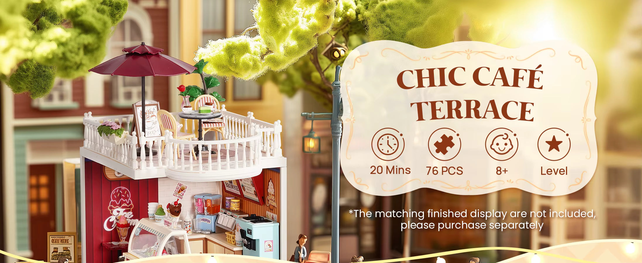Terrace Living Collection – DIY Miniature House Kit
